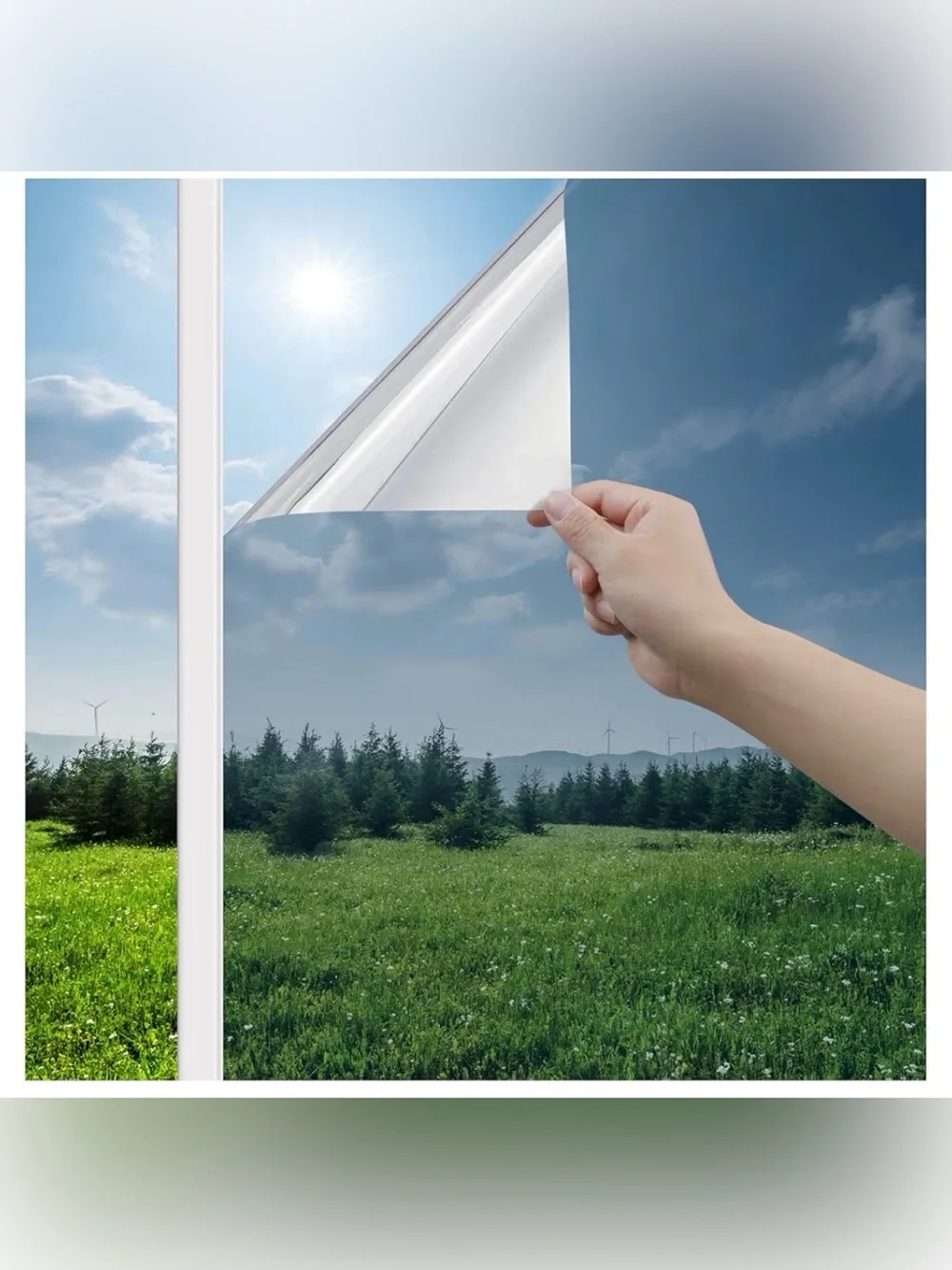 Haton One Way Mirror Privacy Window Film
